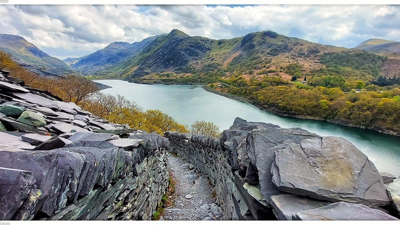 National Slate Museum Llanberis original Victorian quarry workshops with water wheel
