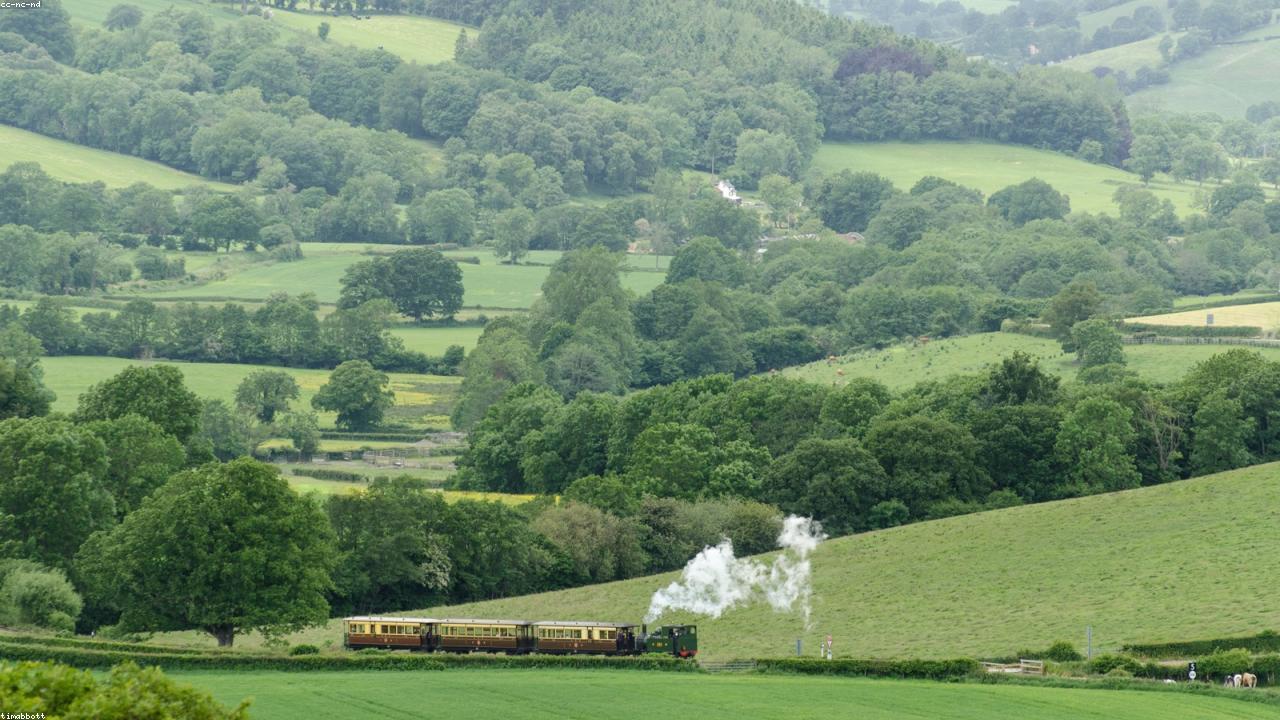 International narrow gauge locomotives at Welshpool and Llanfair Railway