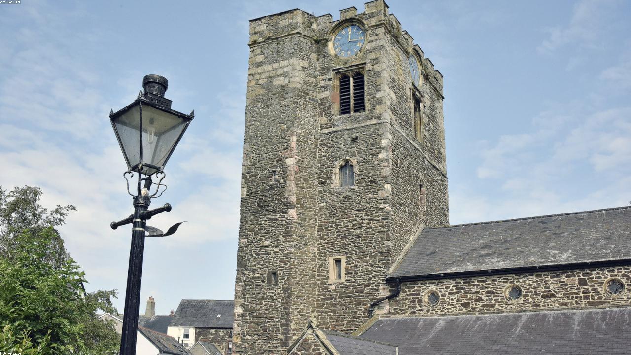 Conwy Castle and the medieval walled town on the Conwy estuary, North Wales
